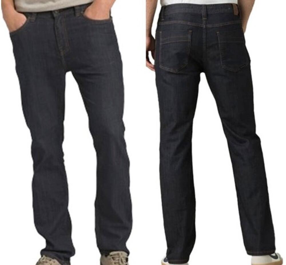 Prana Men's Tall Bridger Jean Slim Fit Straight Stretch Blue Denim - 30x36 - $95
